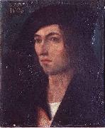 Hans Burgkmair Portrait of a man oil painting artist